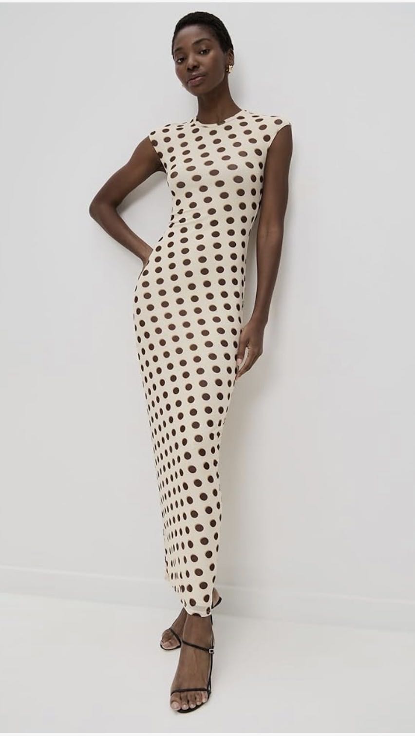 Polka dot maxi