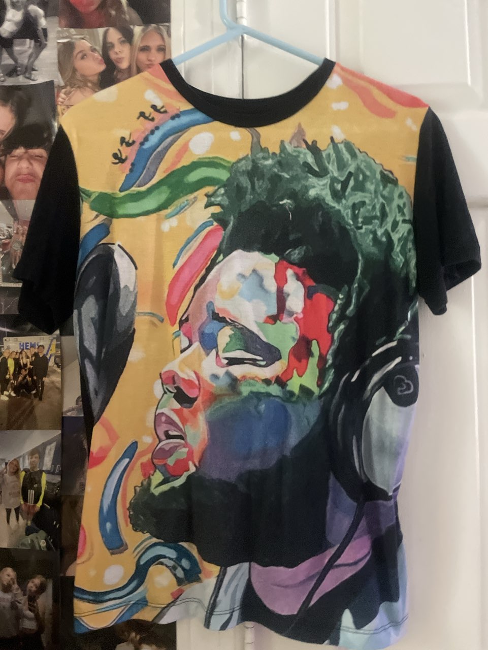 Multi color Graphic Print T Shirt