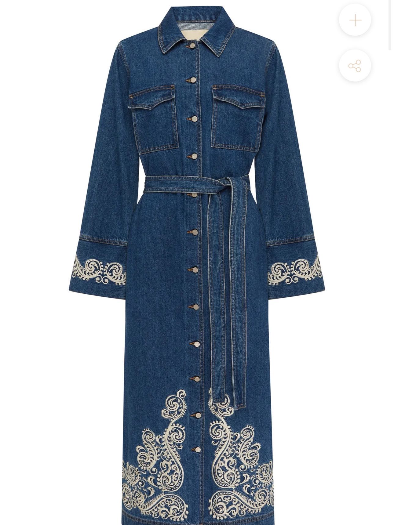JACONES DENIM SHIRTDRESS