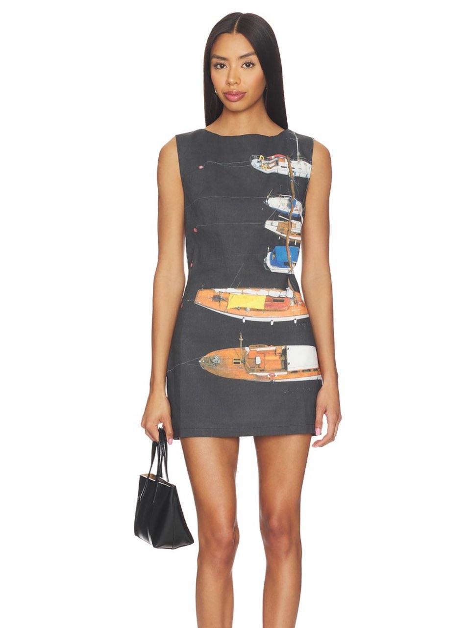 Boat mini dress