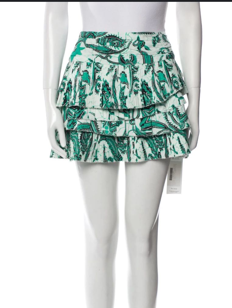 Printed Mini Skirt