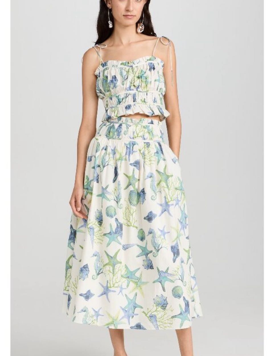 En Saison Kera Midi Top and Midi Skirt Set