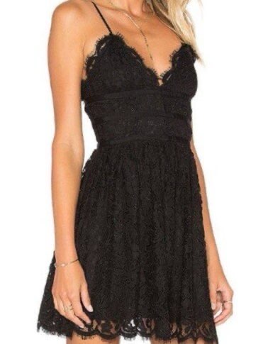 give it up mini dress in black