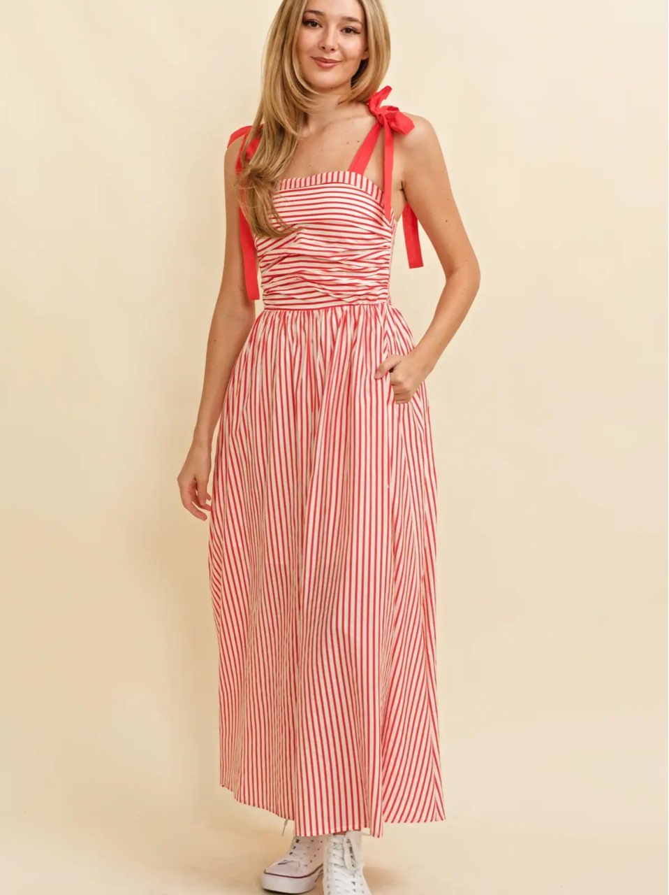Stripe game day dress