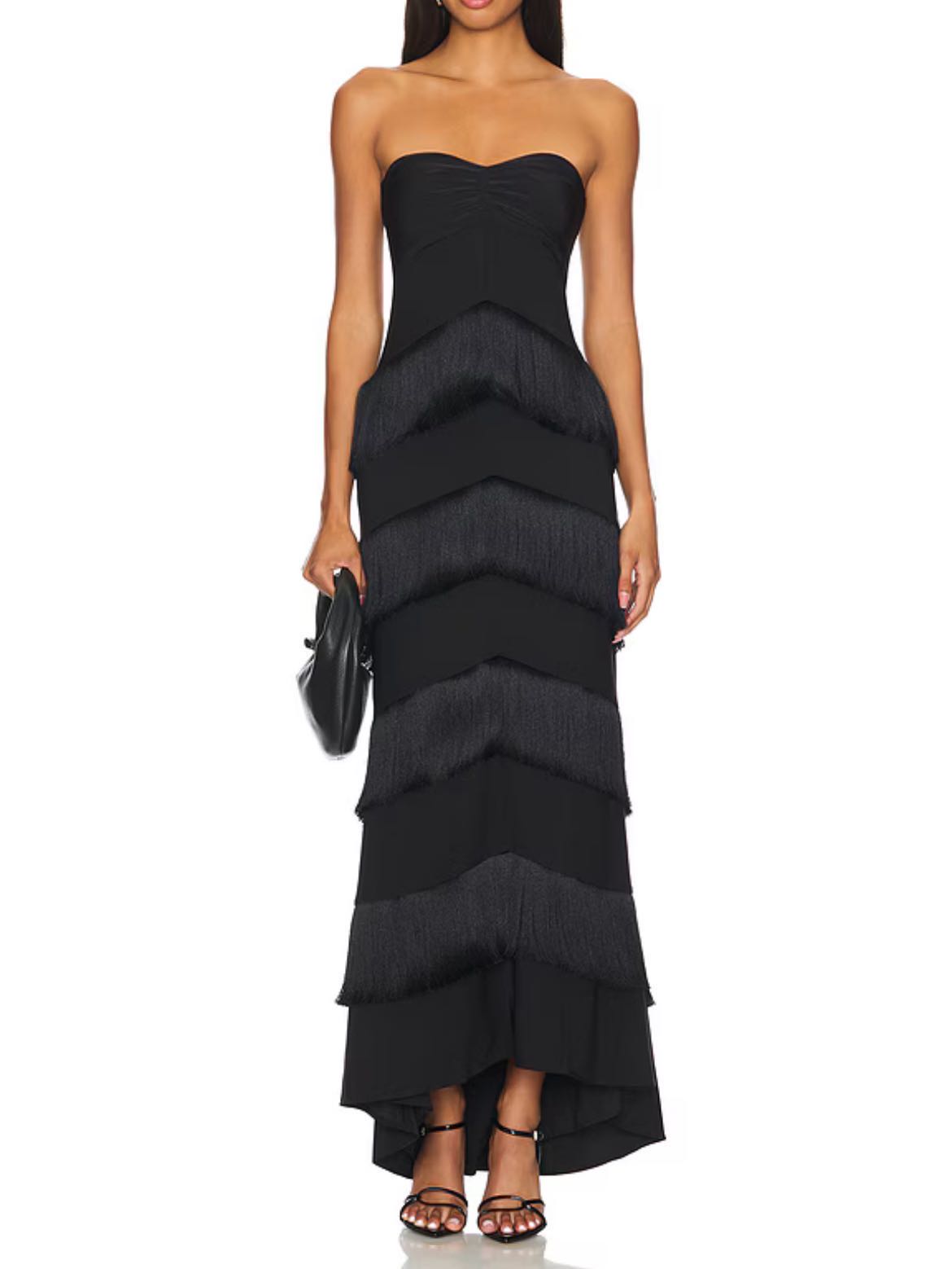 Hera Fringe Maxi Dress