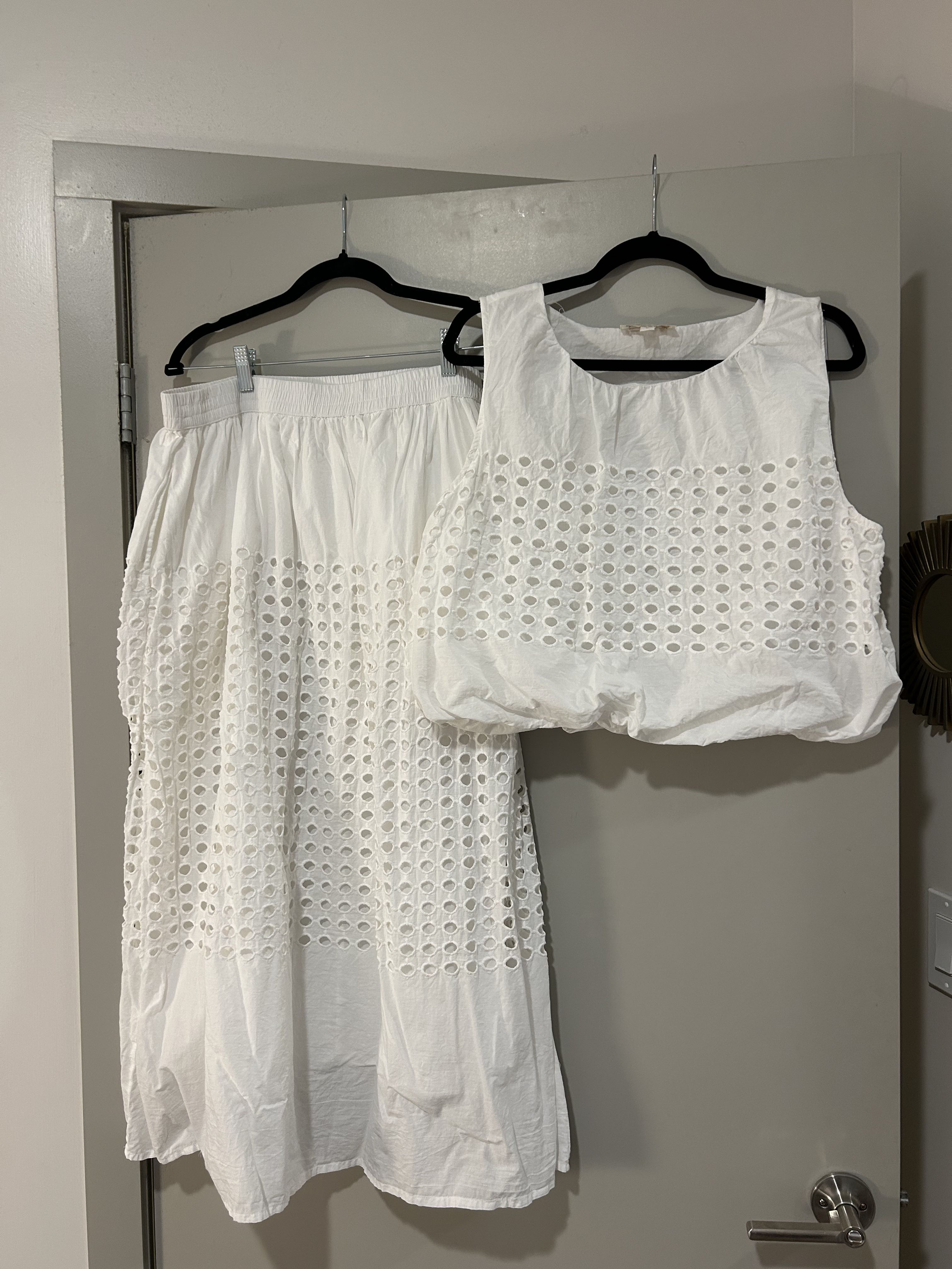 White Dotted Set!!