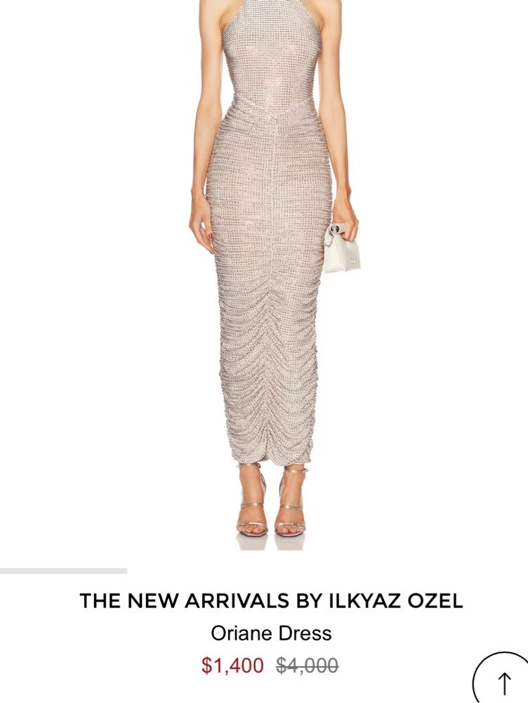 Oriane Embellished Halter Midi Dress
