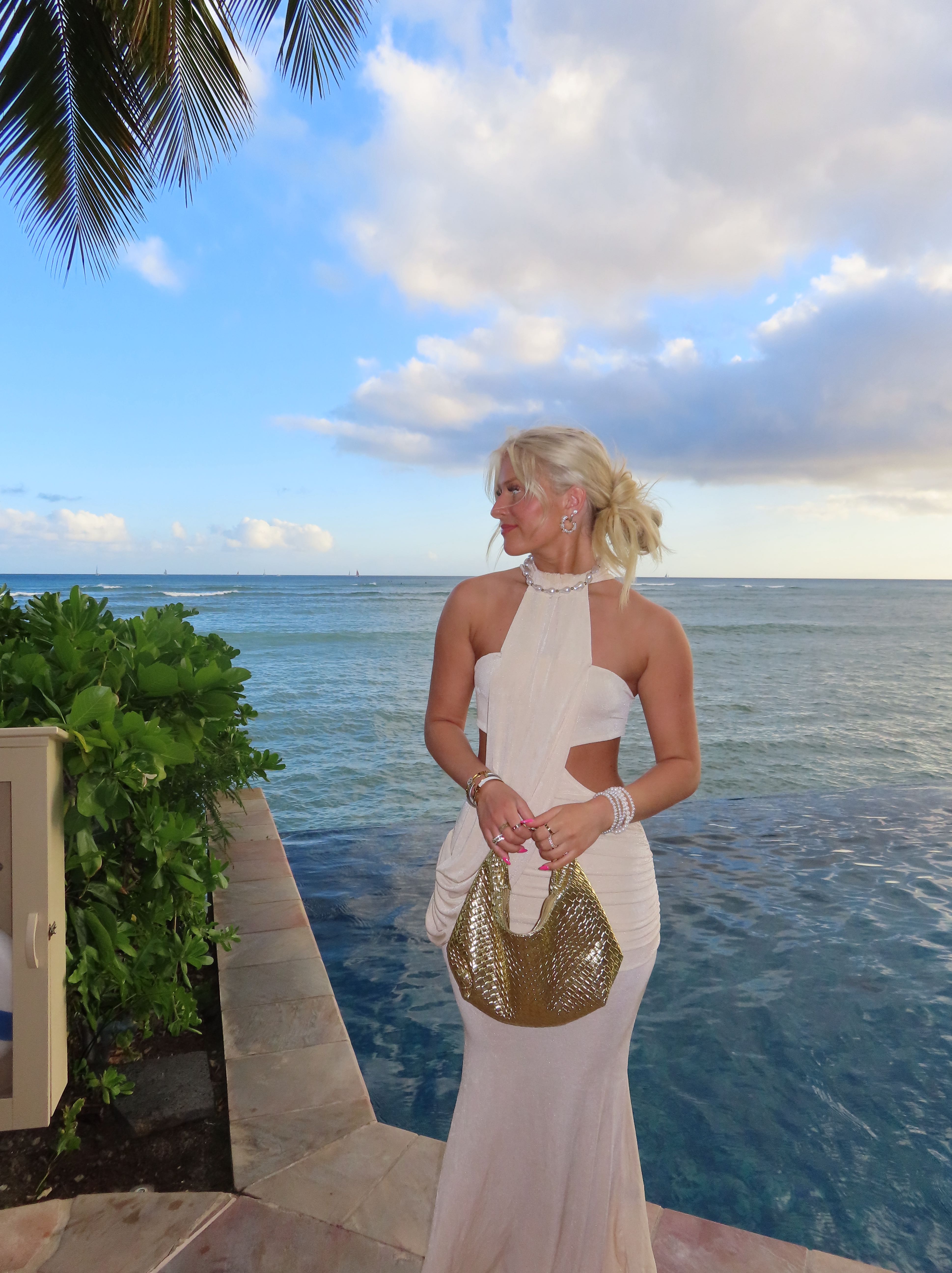 Cream Maxi Dress