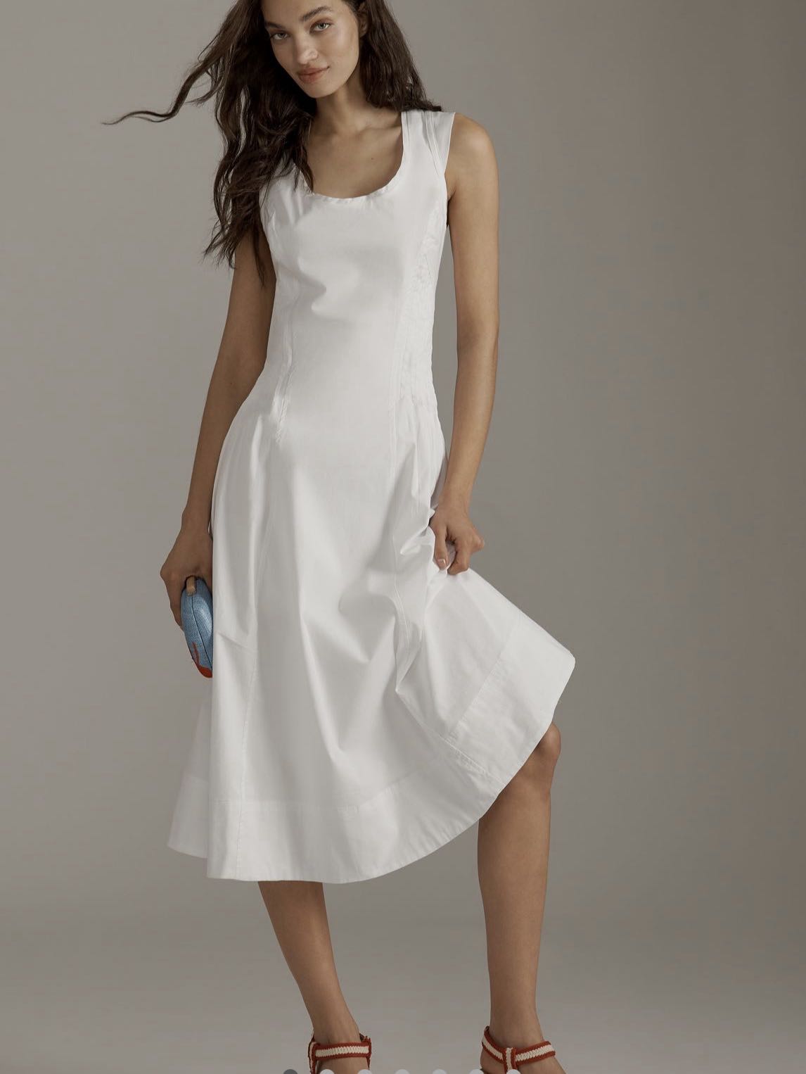 white midi dress!