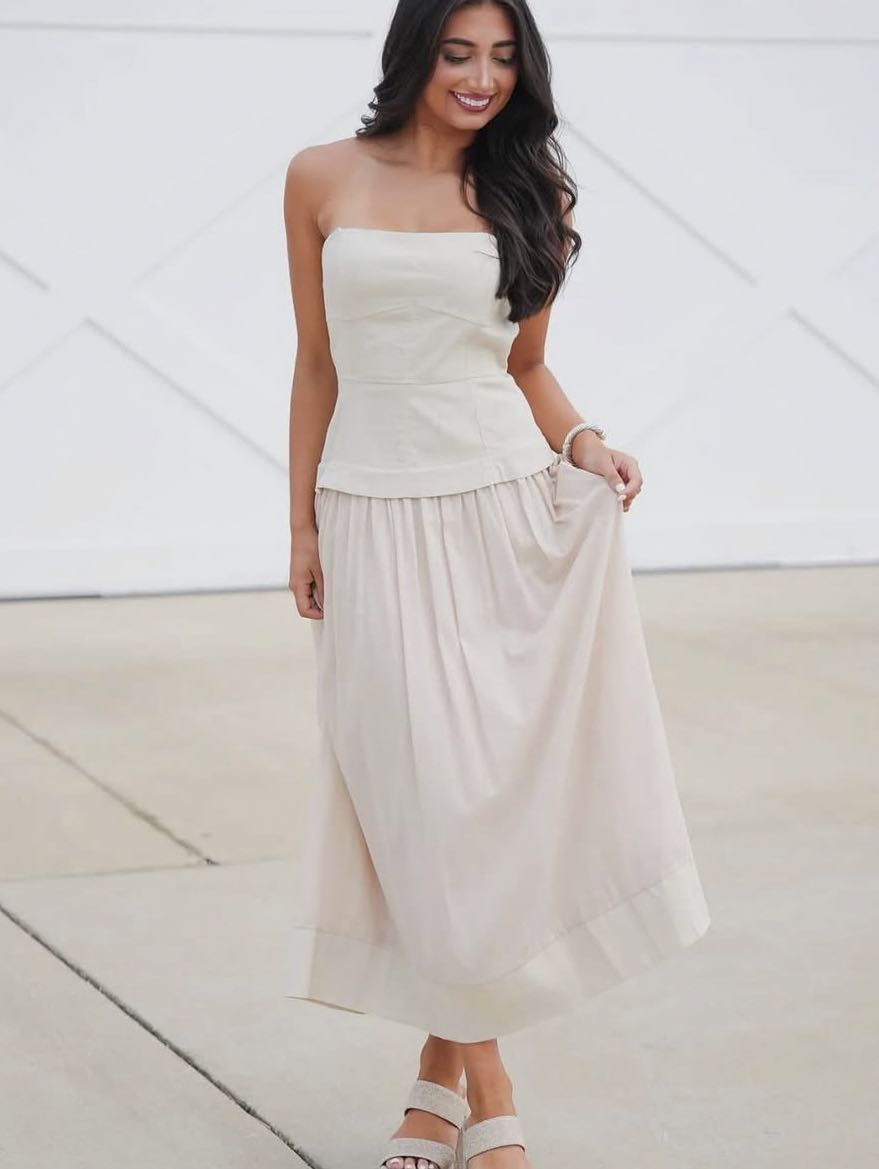 Strapless Maxi Dress