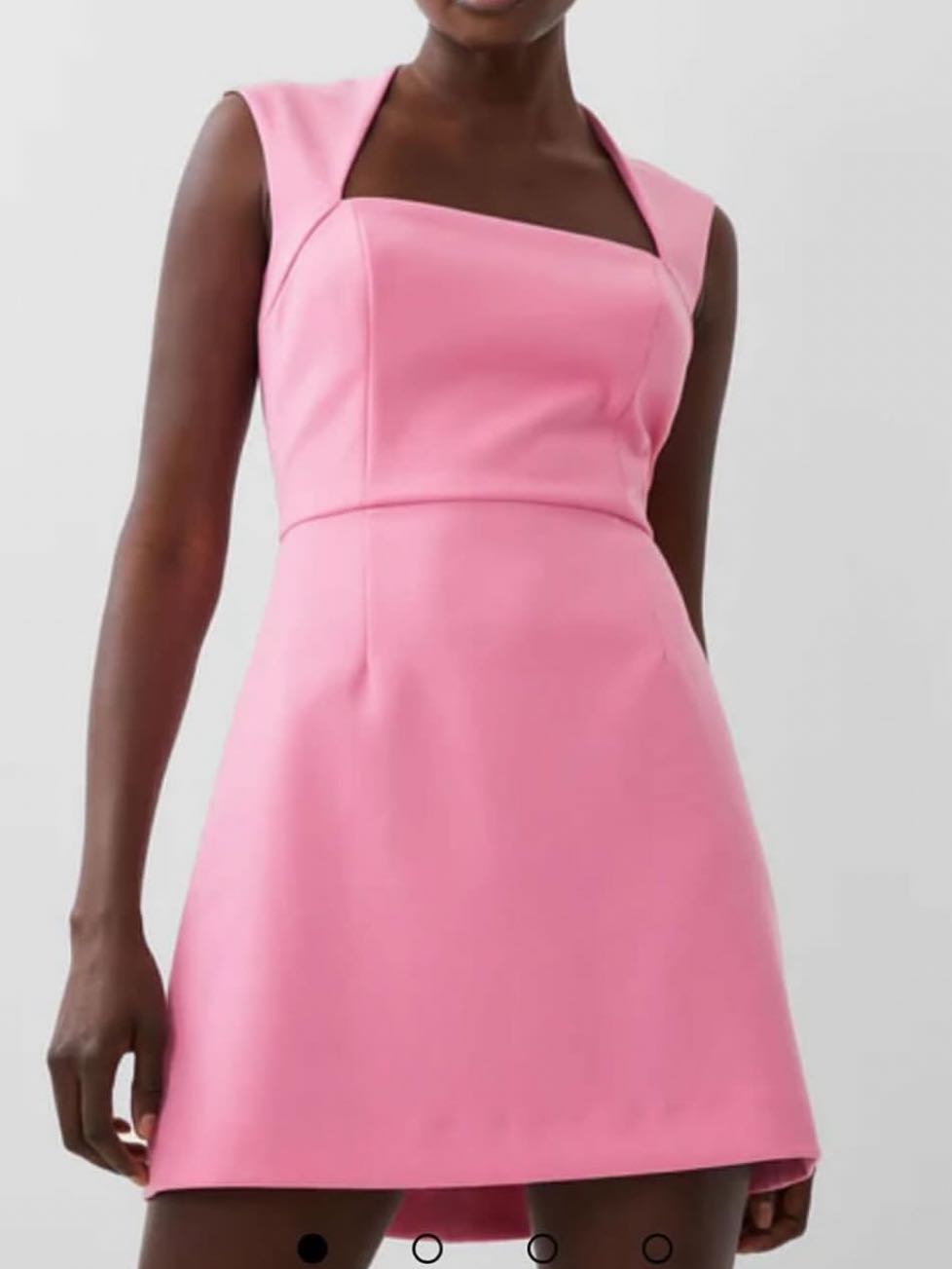 Pink mini dress