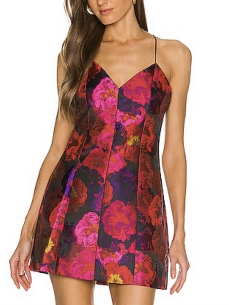 Alice + Olivia Tayla Structured Lantern Dress