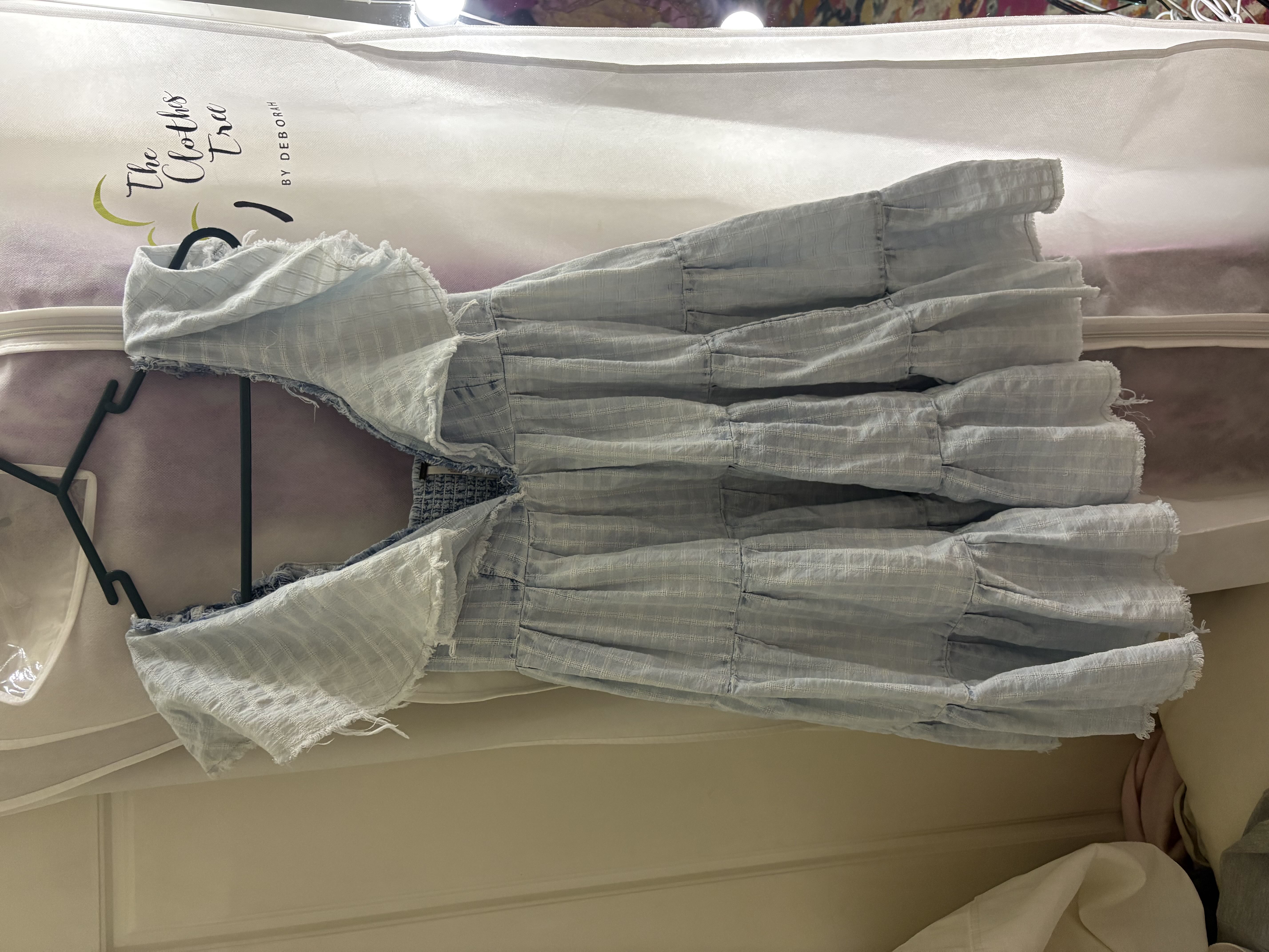 Undone mini dress