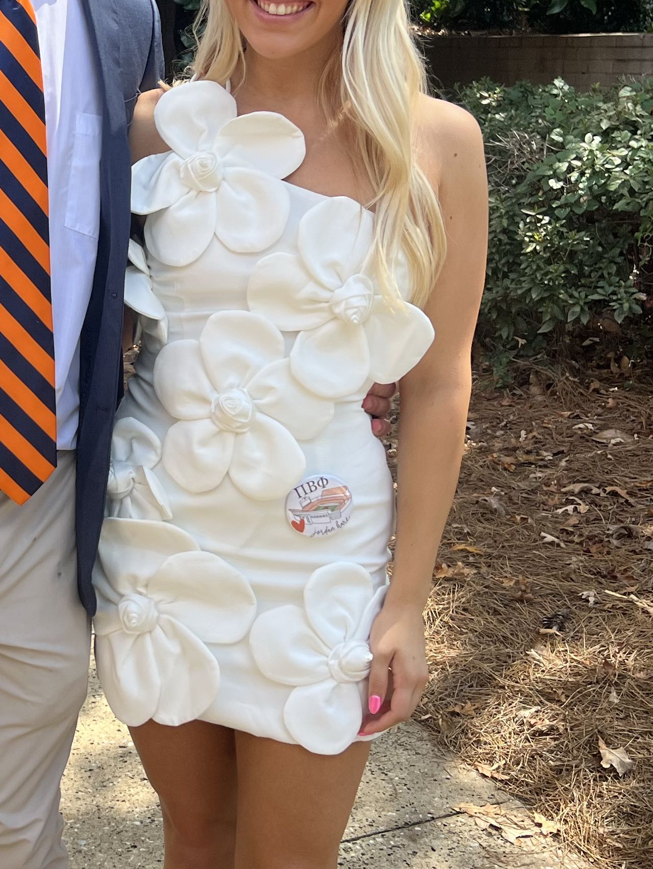 White Floral dress