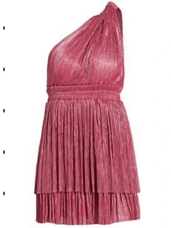 Pink one shoulder mini!