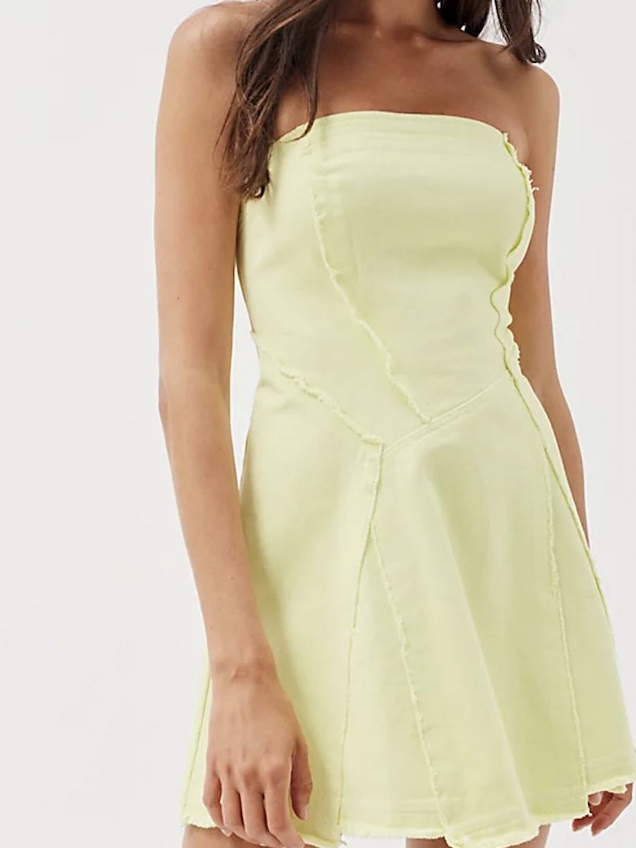 Strapless Mini Dress