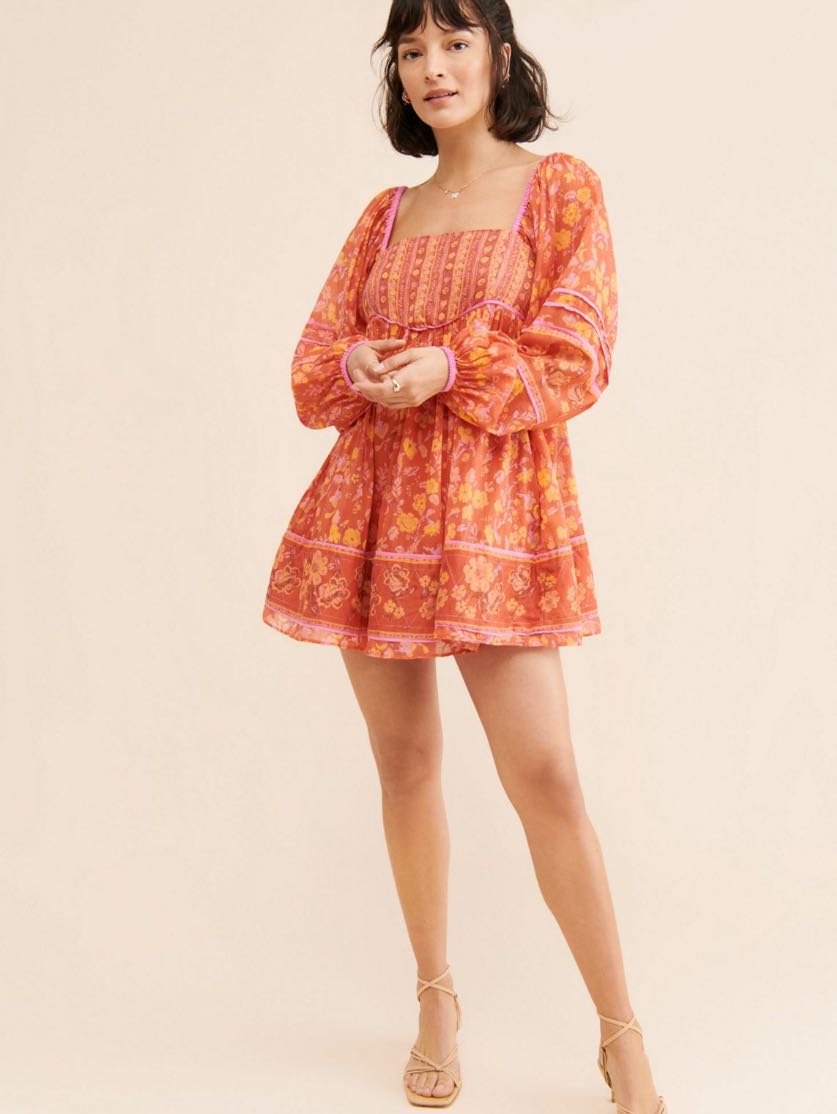 FREE PEOPLE Endless Afternoon Mini Dress