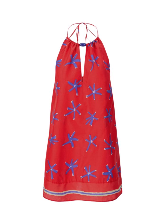 Staud Dani Linen Mini Dress