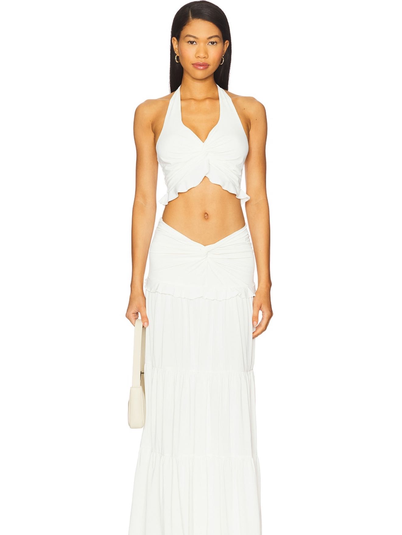 Revolve White Maxi Set