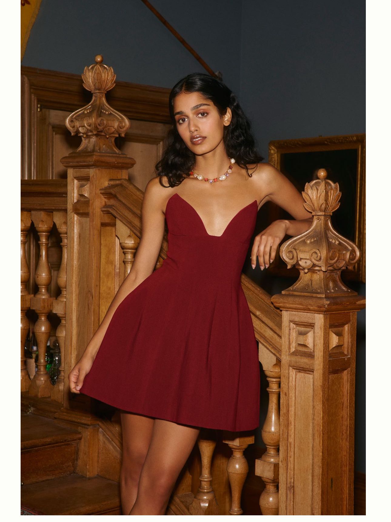 Bardot Mirian Hourglass Mini Dress