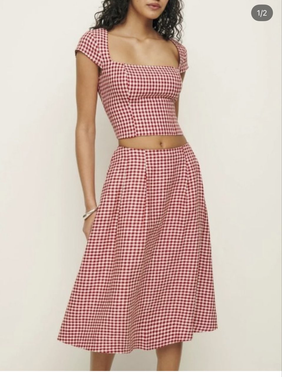 Reformation gingham set