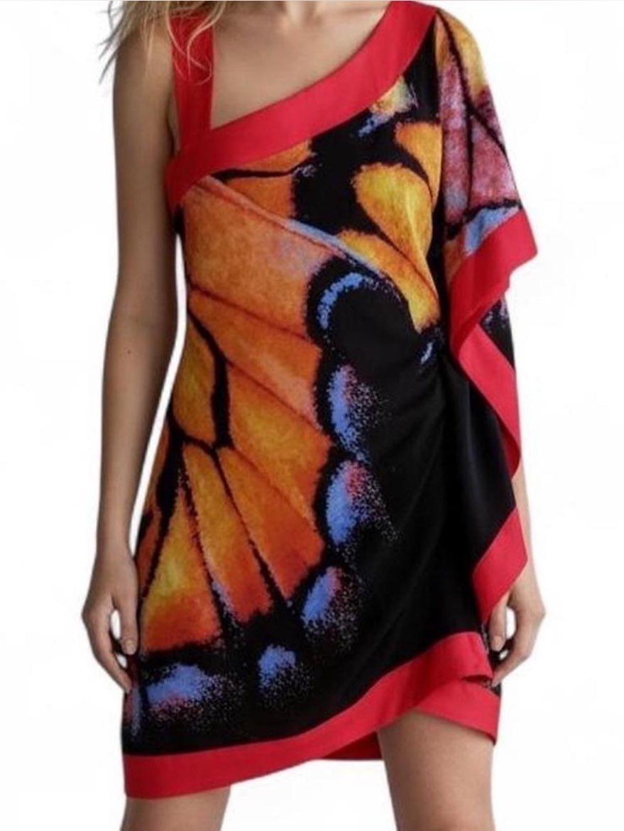Vintage Bebe Butterfly Dress