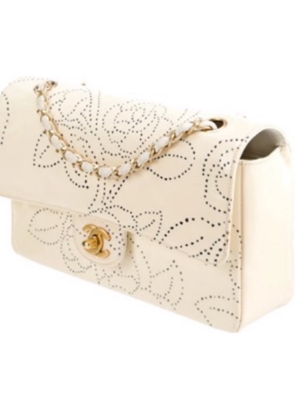 Chanel Laser-Cut Floral Flap Bag