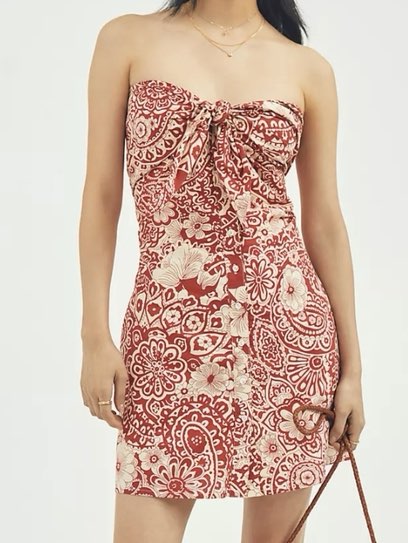 Floral mini dress
