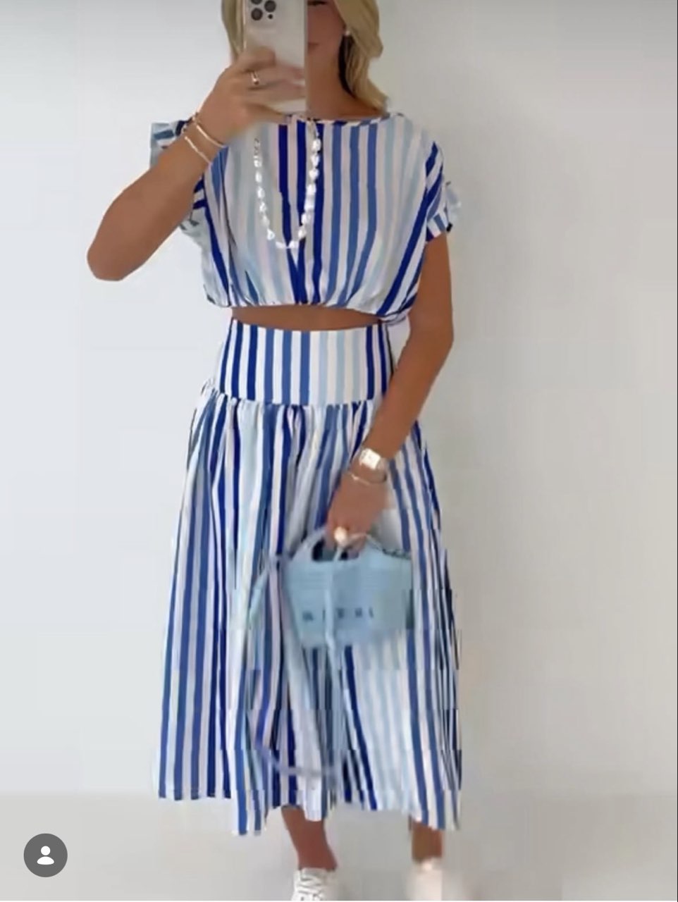 Shop Fancy D pin stripe set