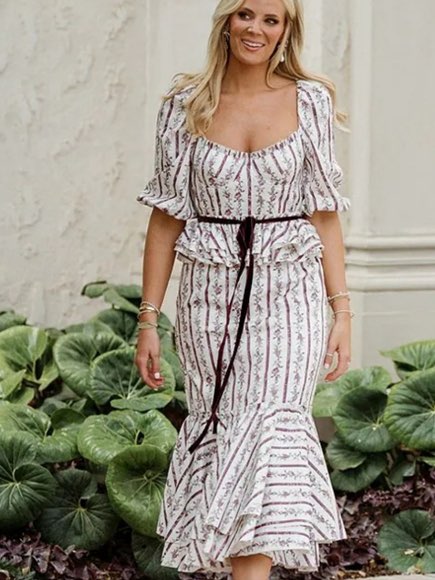 That is the Antonio Melani x Nicola Bathie Florence Floral Print Midi Dress