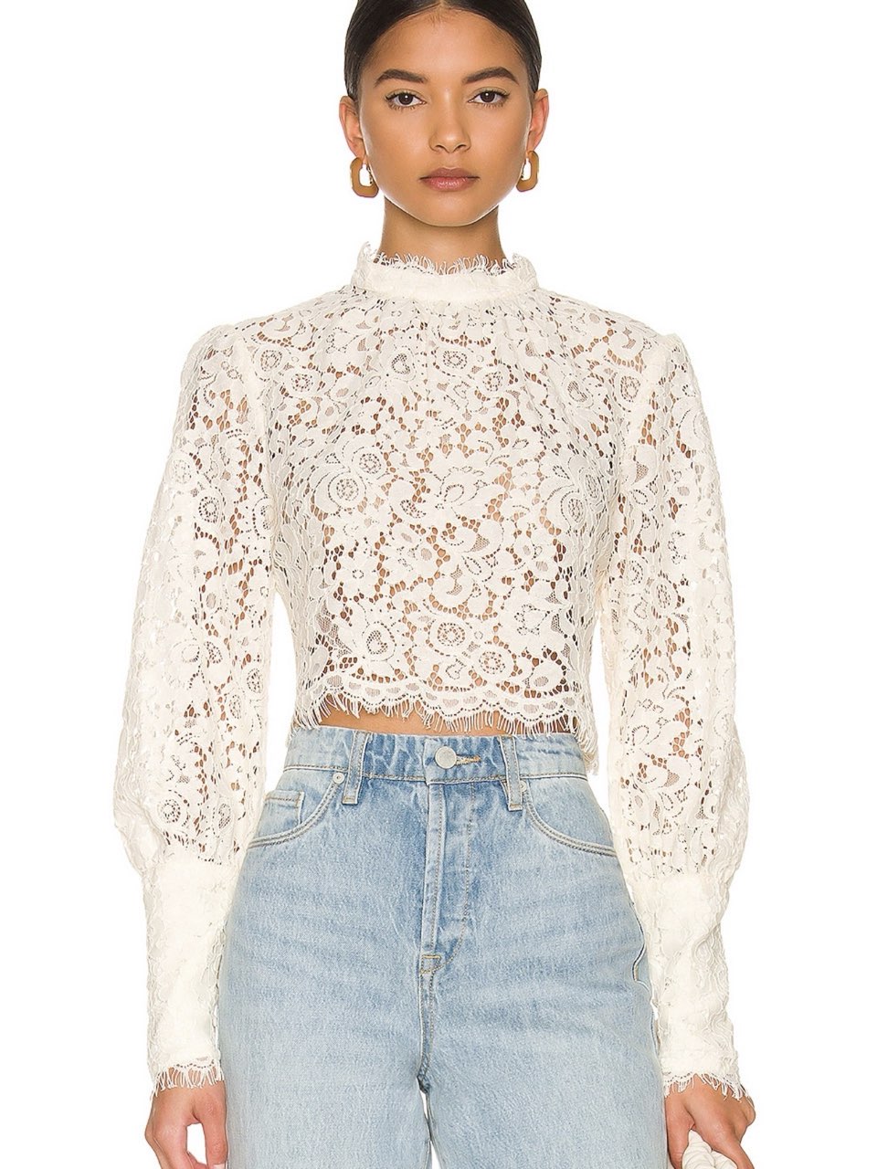 Bardot Georgia Lace Top