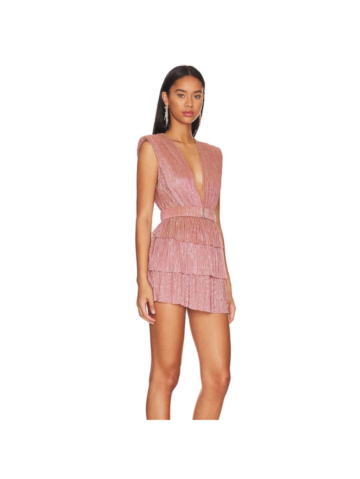Sabina Musayev Skylar Sparkly Mini Dress