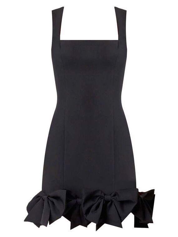 Black Bow Dress