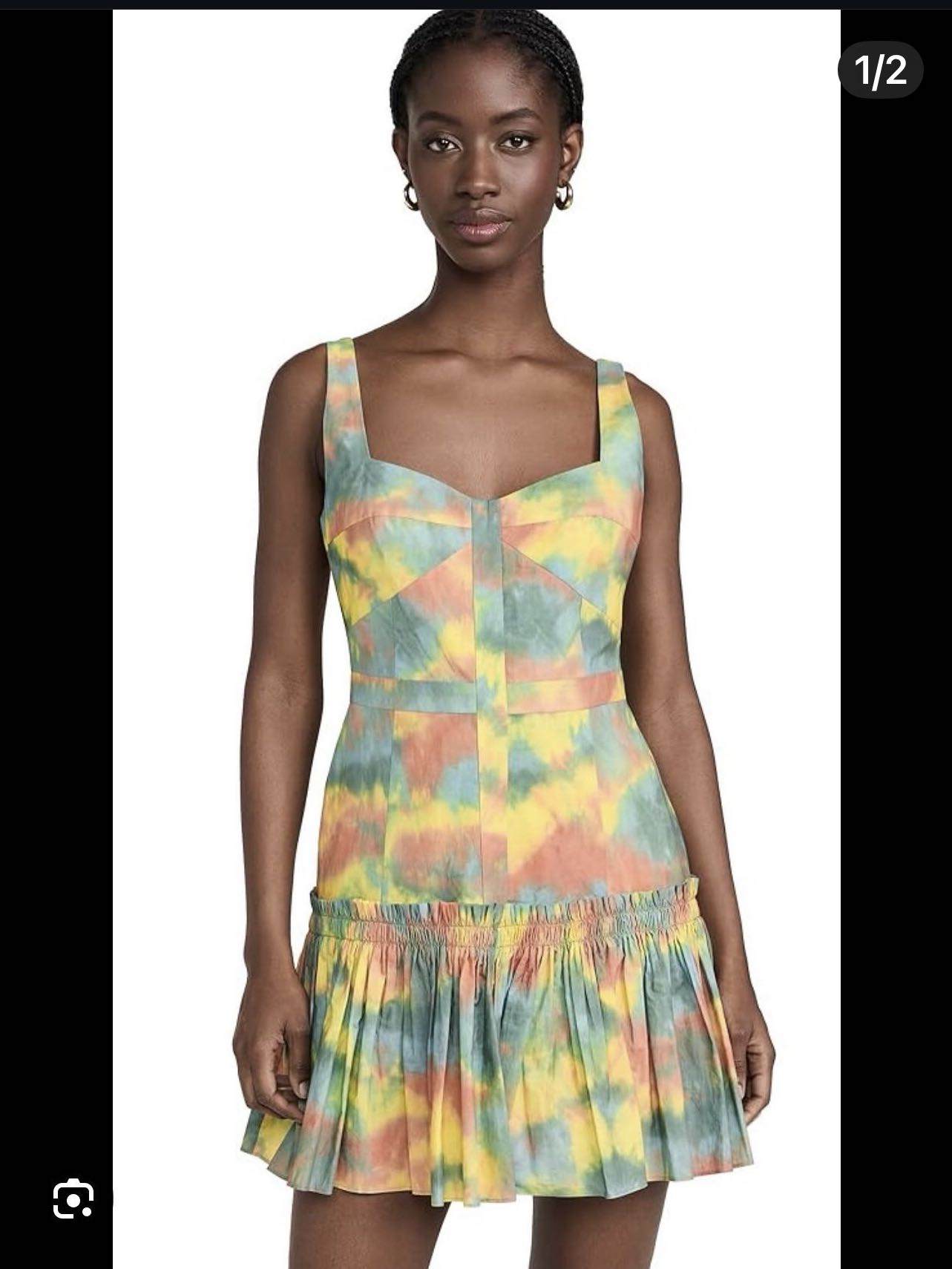 Alexis mini tie dye dress