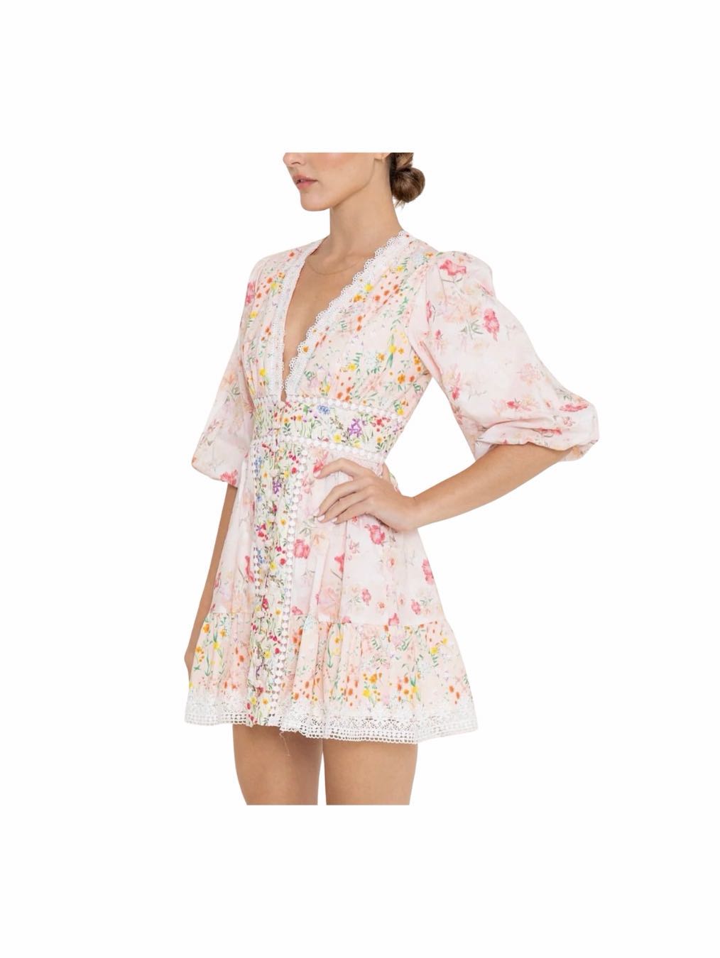Floral mini dress