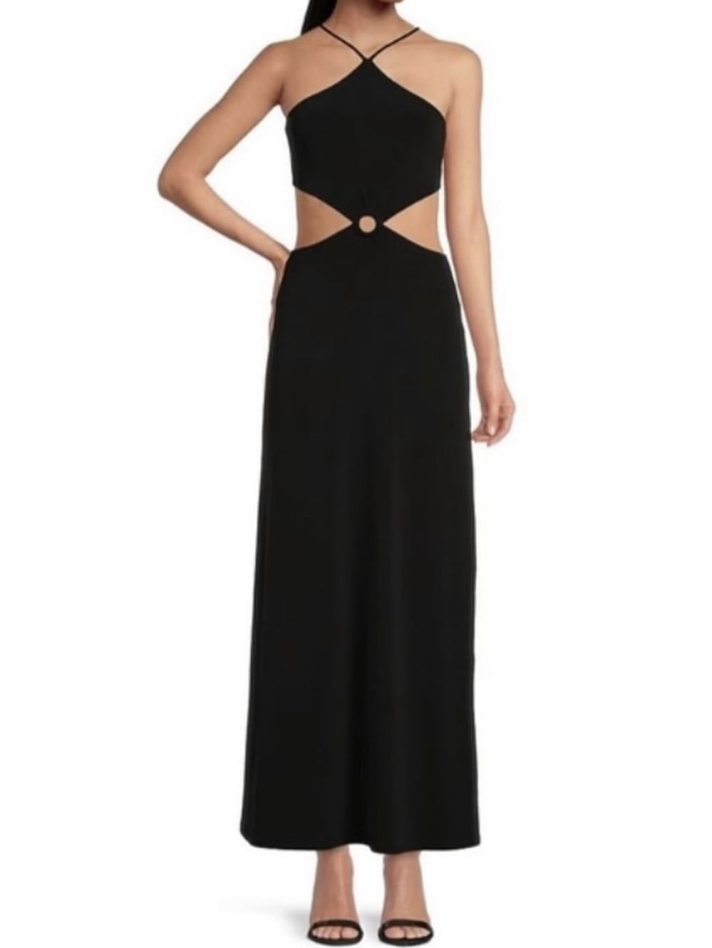 Gianni Bini black cut out maxi dress