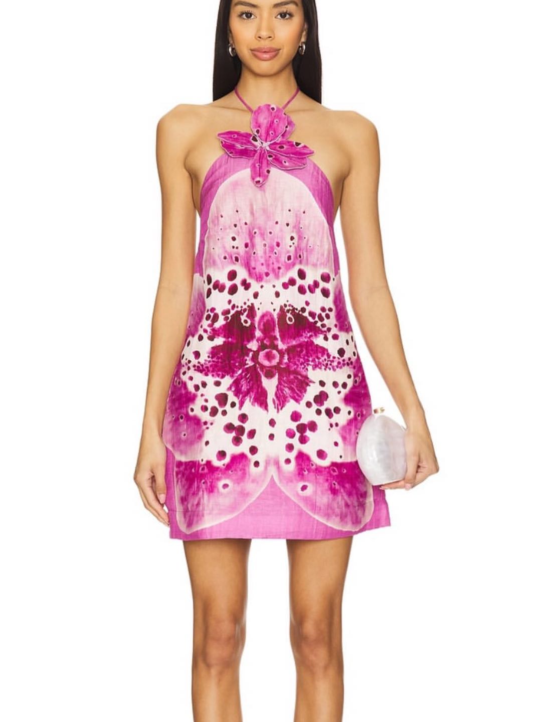 Orchid mini dress