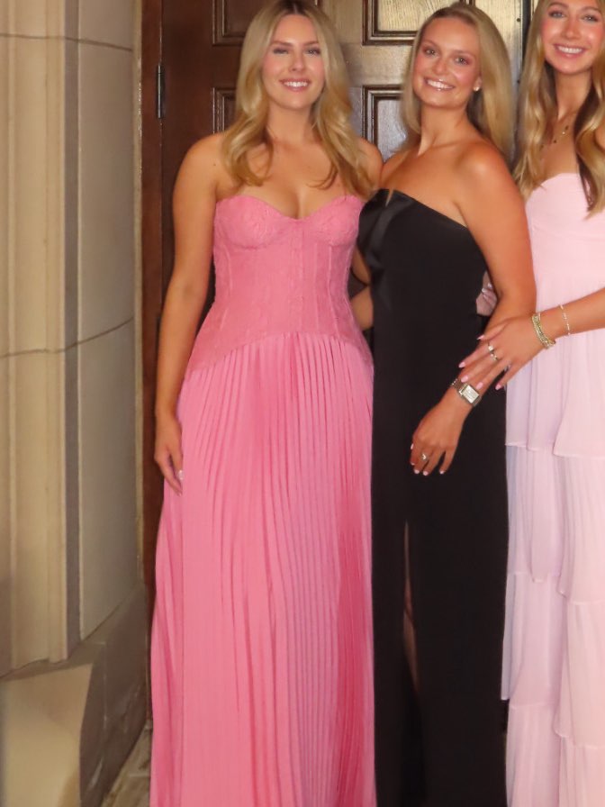 Pink corset dress