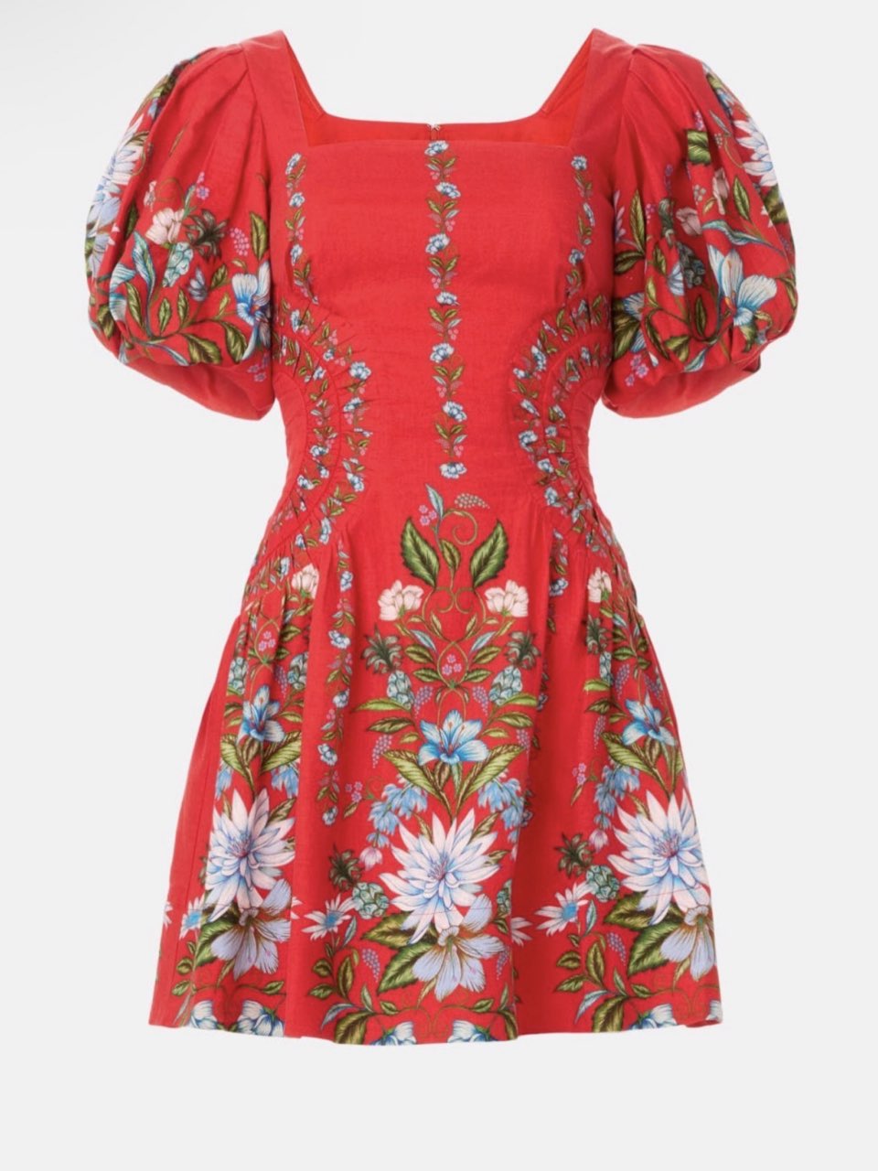 Farm Rio Anthurium Leaves Dress