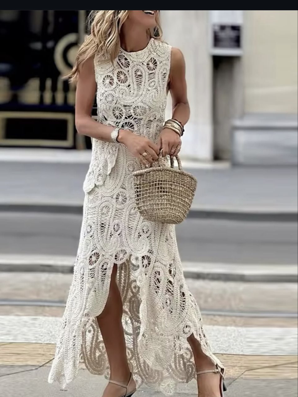 Lace two piece set