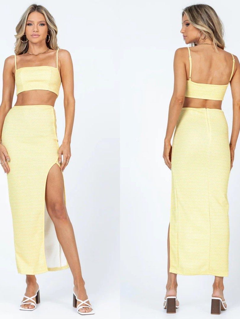 Yellow Maxi Set