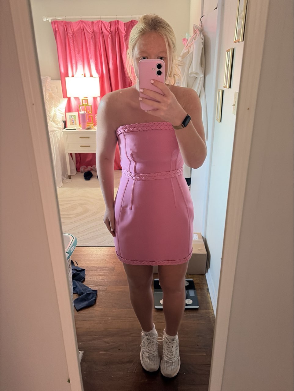 ELLIATT CORALENE STRAPLESS MINI DRESS