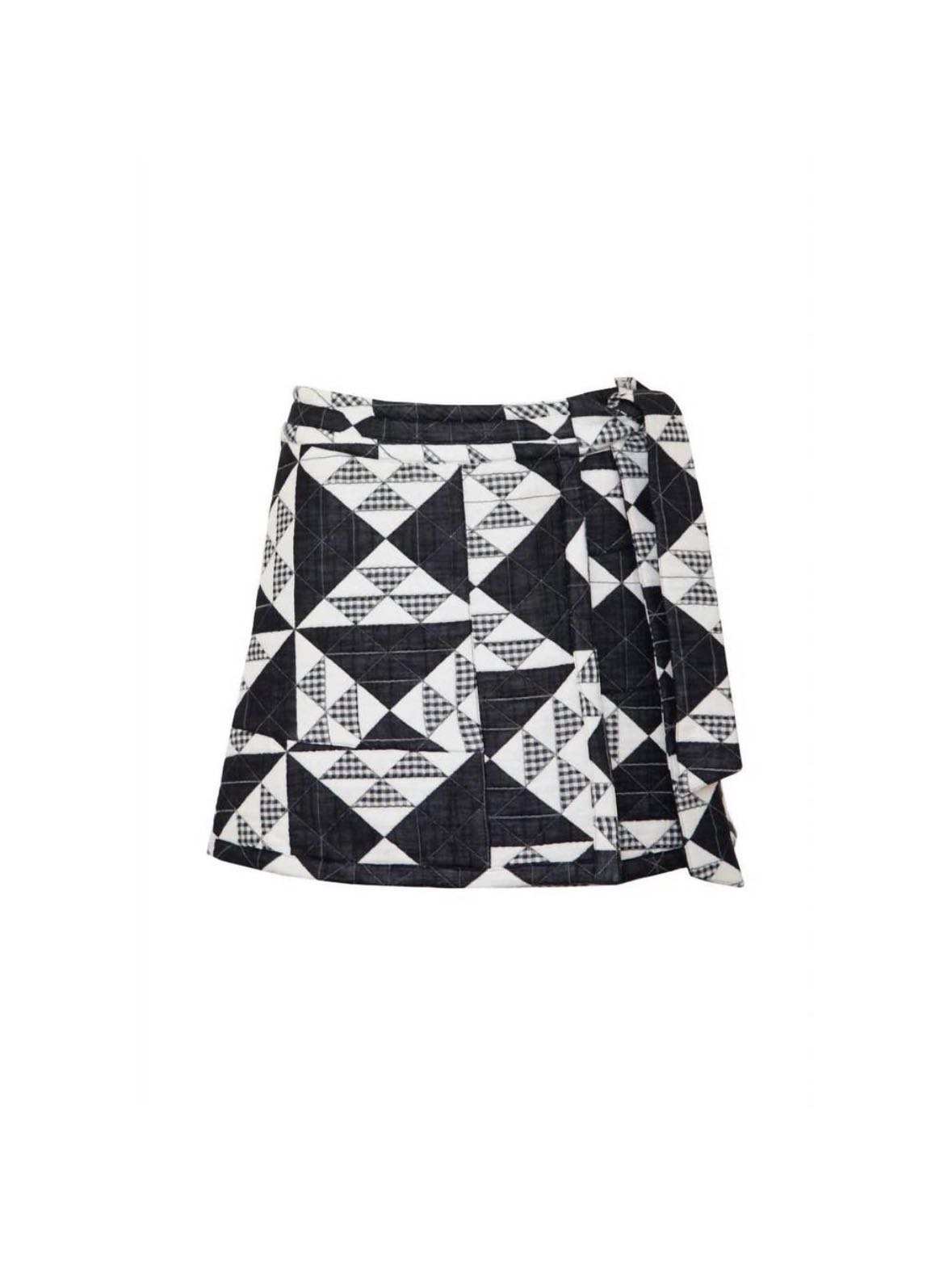 Hunter Bell Quilted Mini Skirt