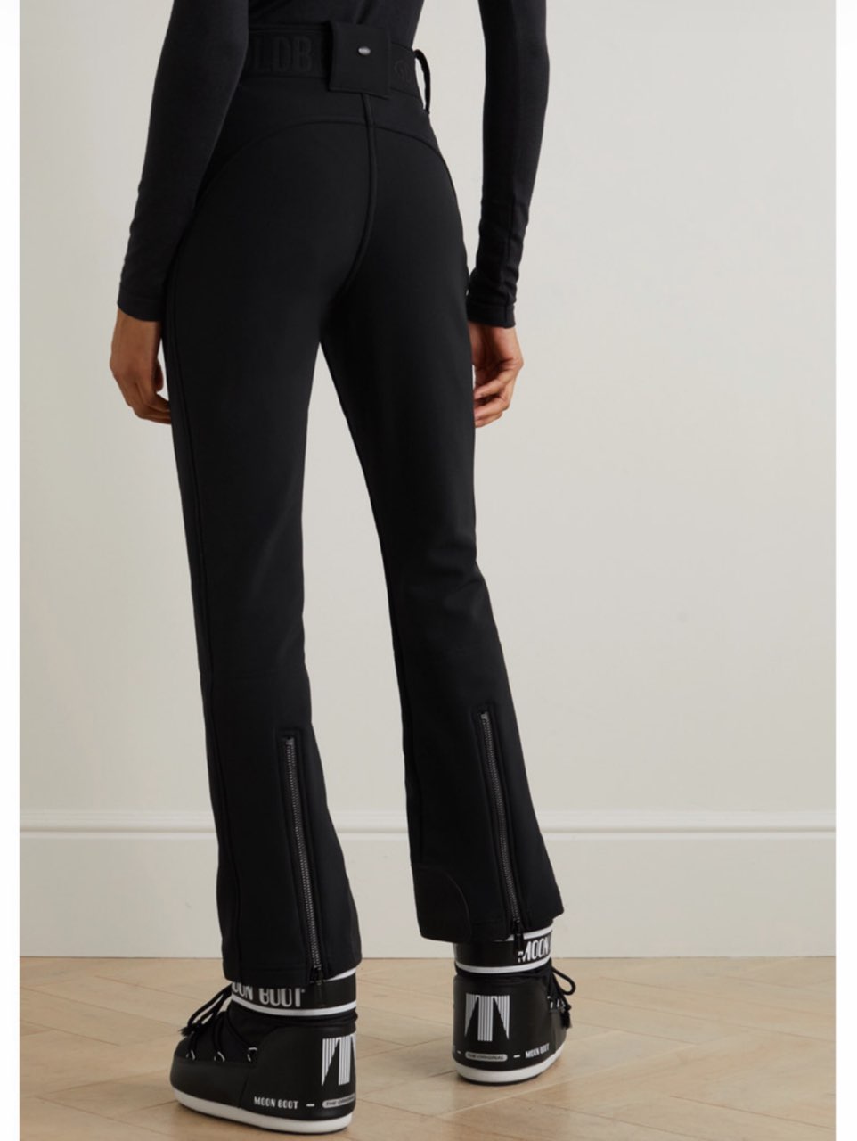 Black Stirrup Ski Pants