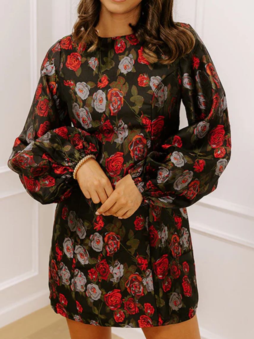 Floral mini dress