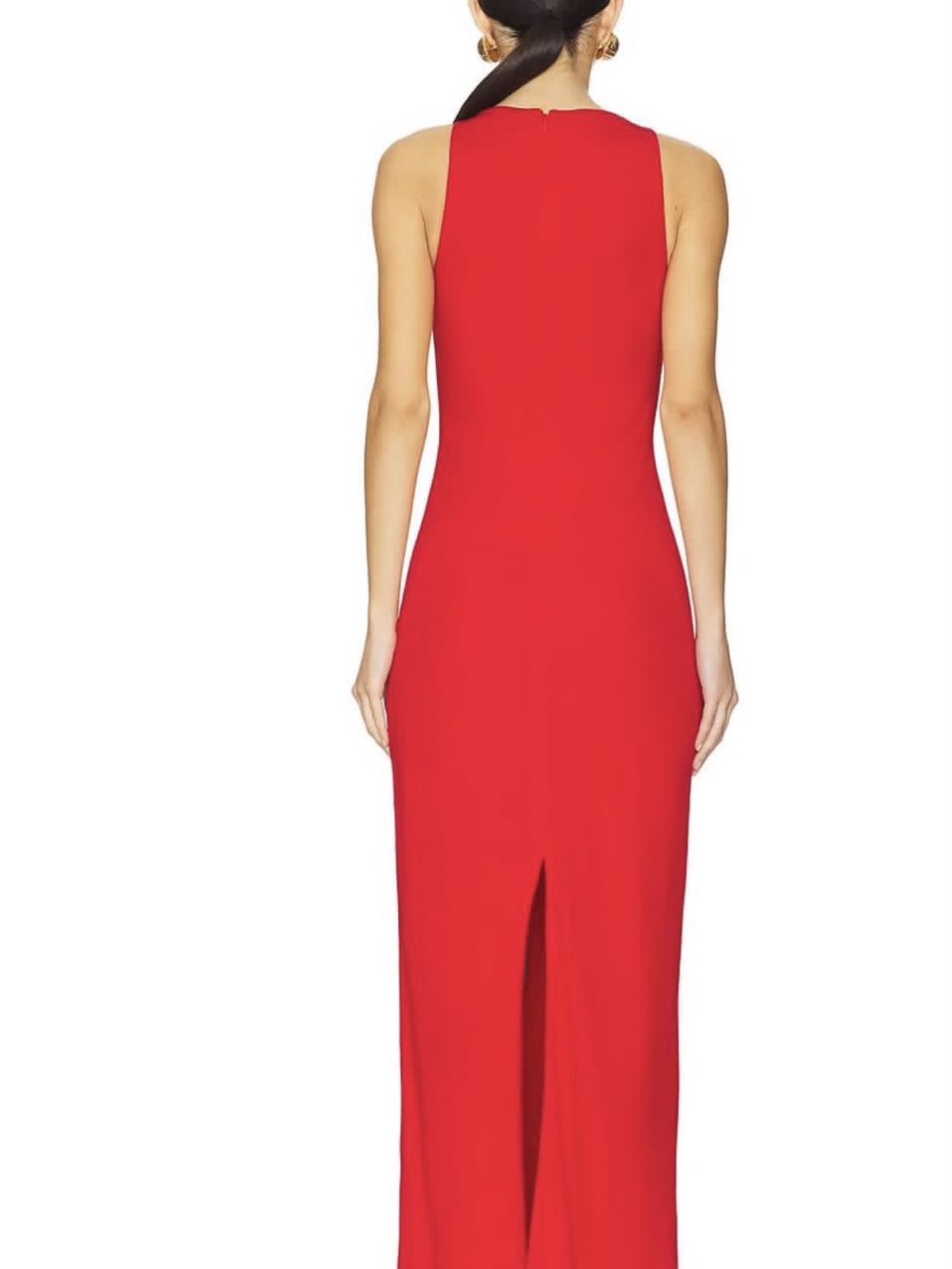 Red Cutout Maxi Dress