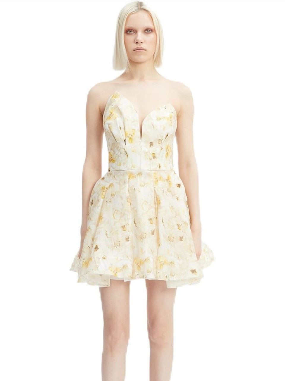 Asymmetrical Mini Cocktail Dress