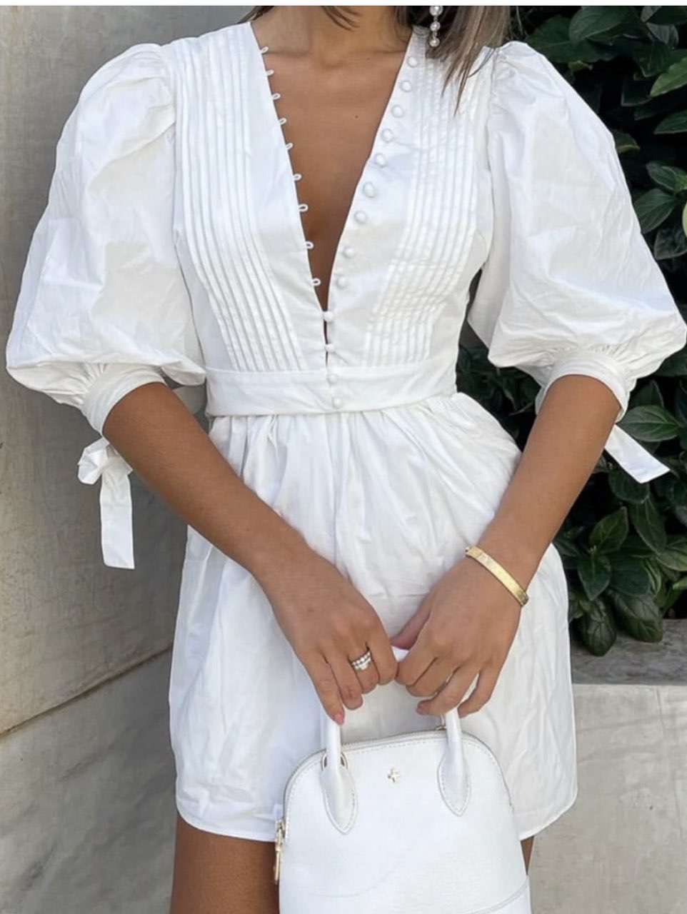 Showpo white mini dress