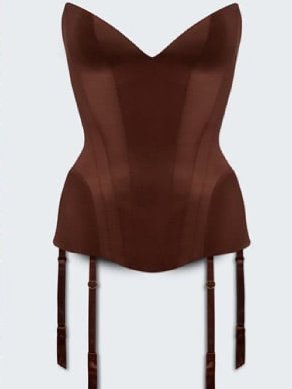 Off-White Strapless Corset Top