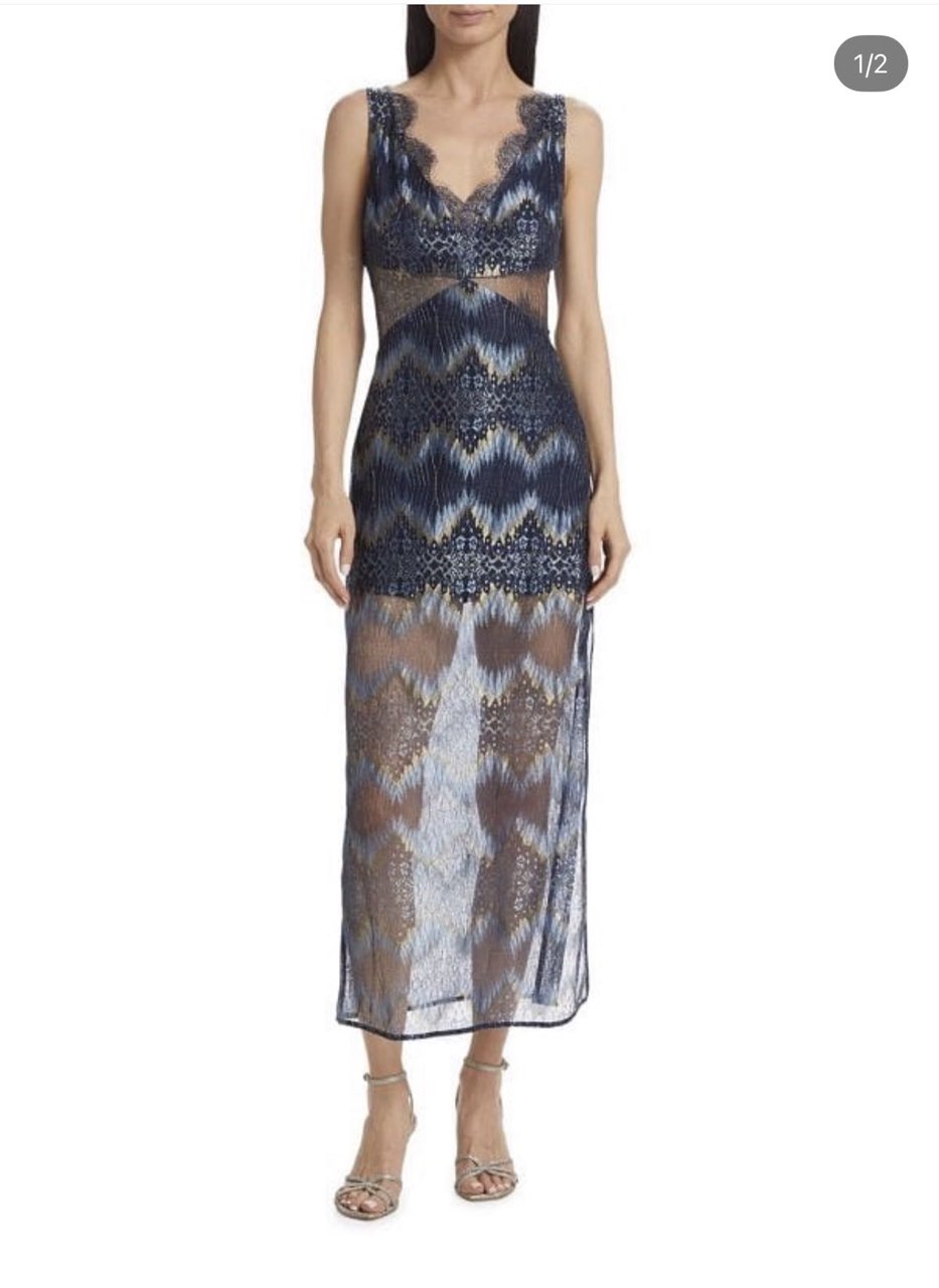 Ramy Brook Navy Mesh
